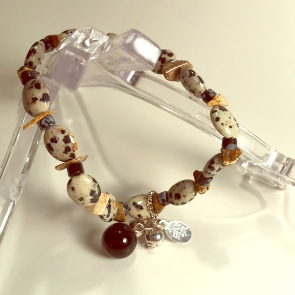 21st and Stone Jewelry - Stone Bead Bracelet by 21st and Stone 925 Sterling